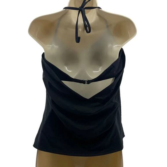 Athleta Hampton Bra Cup Tankini Top Black #798481 38B/C - Picture 5 of 6